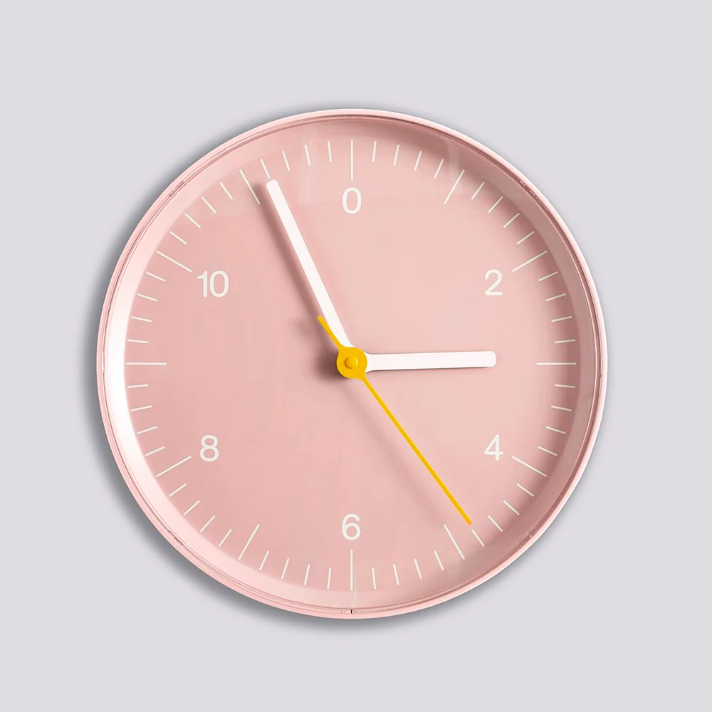 Wall Clock - Pink