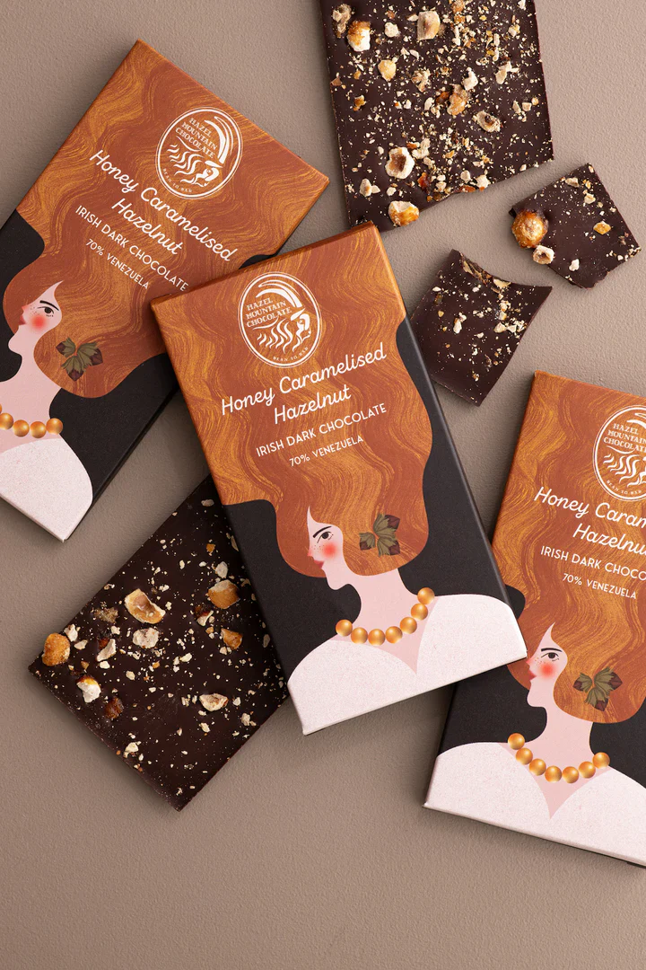 Chocolate - 72% Dark Chocolate With Honey Roasted Hazelnuts