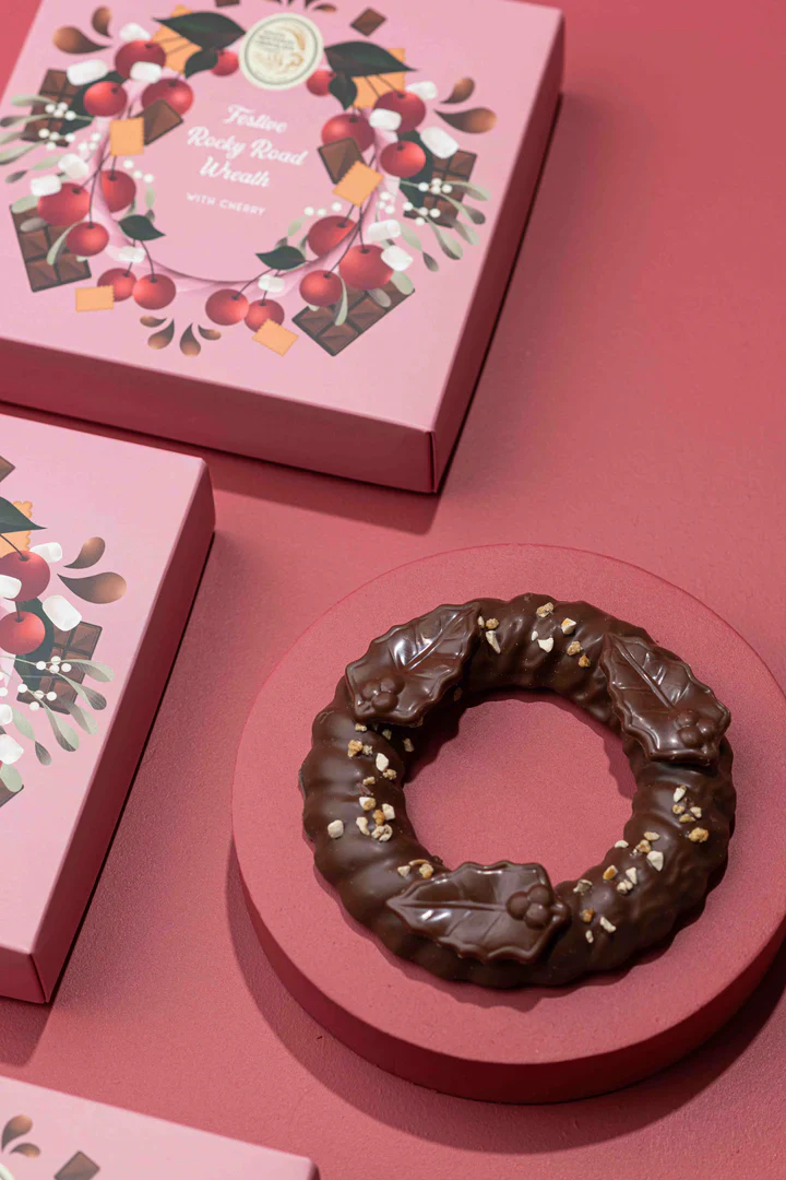 Christmas Edition - Cherry Rocky Road Wreath - Image 2