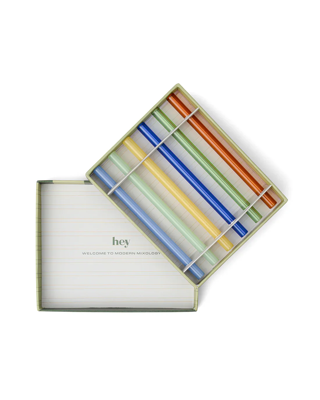 Colored Glass Straws - The Whistler - Set Of 6 - Image 3