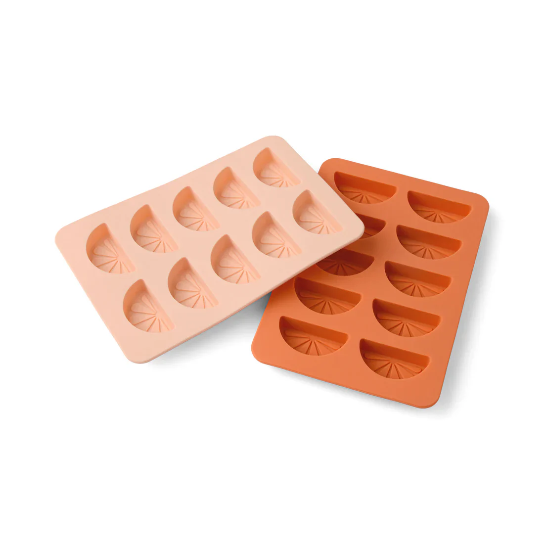 Ice Tray - The Dotty Citrus Wedge - Set Of 2 - Orange/Blush Pink - Image 2