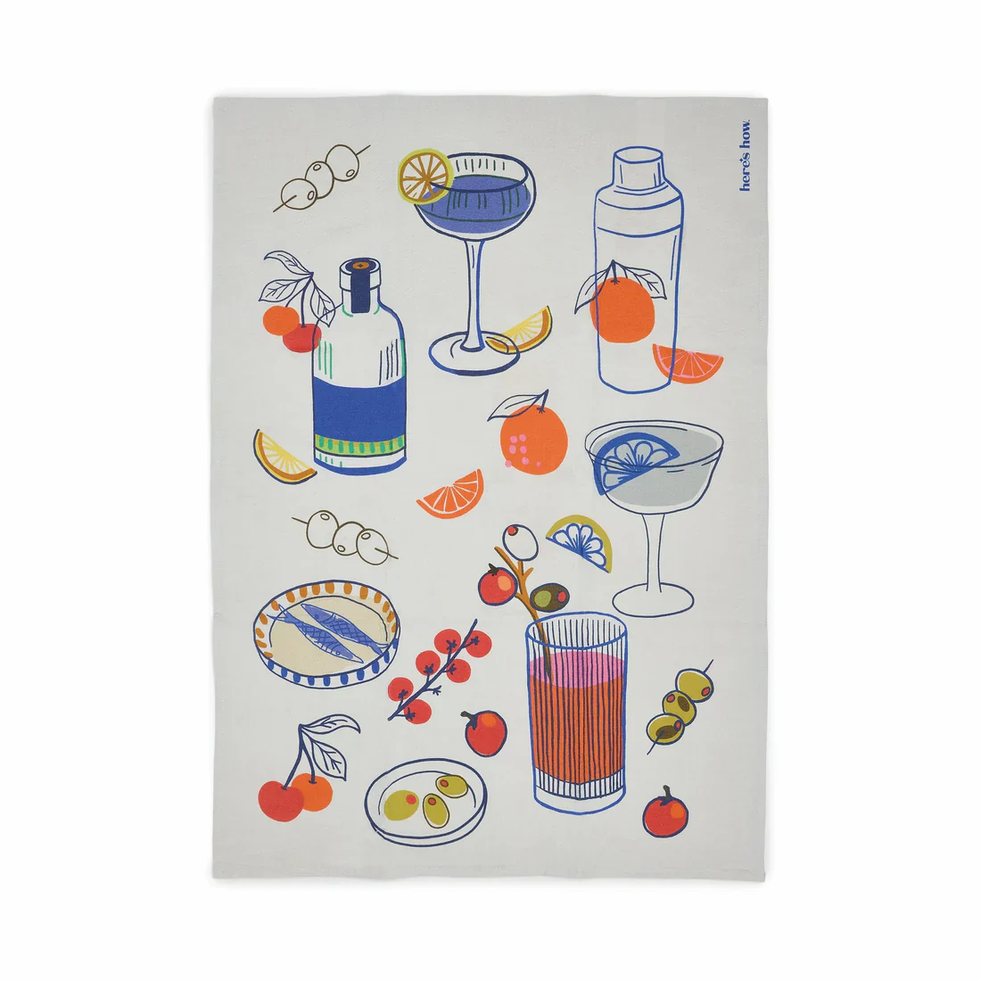 Tea Towel - The Emmy - Cocktails - Image 2