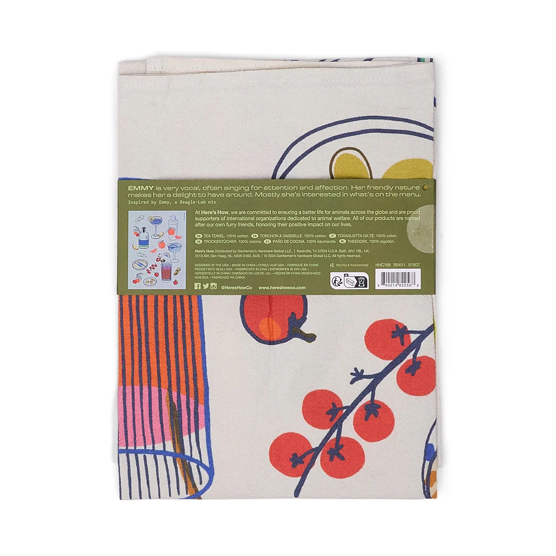 Tea Towel - The Emmy - Cocktails - Image 3