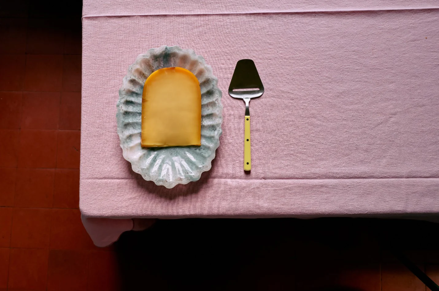 70s Cutlery - Cheese Slicer - Lemon - Image 2