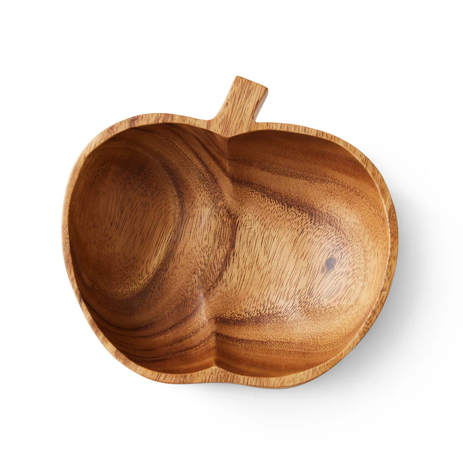 HKliving® - Acacia Bowl - Apple - Image 7