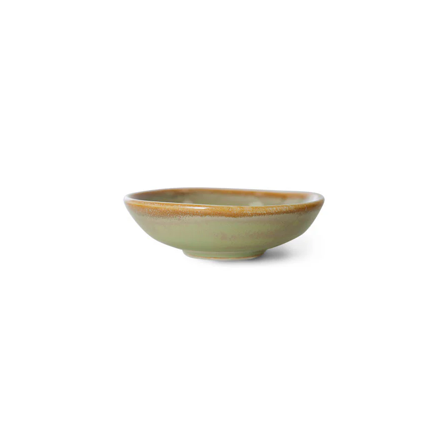 HKliving® Chef Ceramics - Small Plate - Moss Green