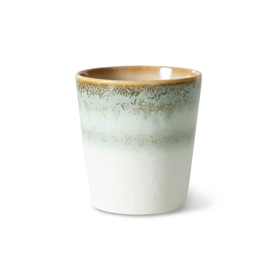 HKliving® 70s Ceramics - Coffee Mug - Petal