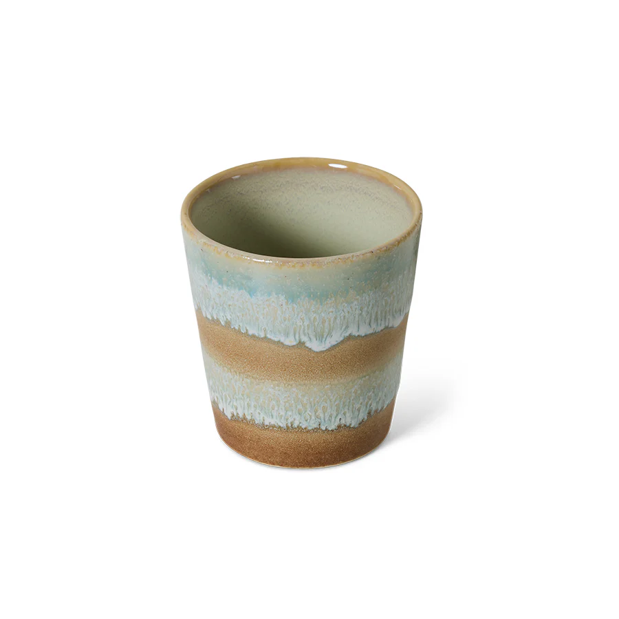 HKliving® 70s Ceramics - Coffee Mug - Skyline - Image 2