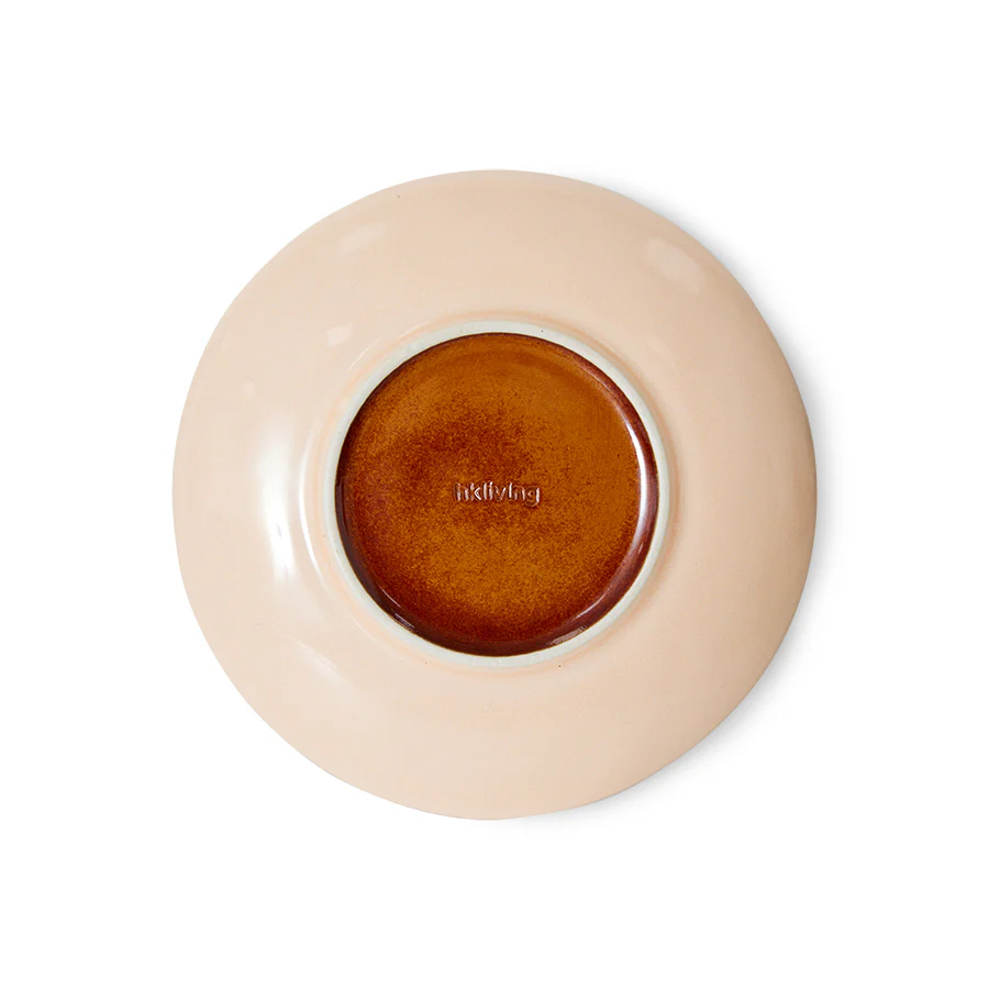 HKliving® 70s Ceramics - Dessert Plate - Horizon - Set Of 2 - Image 5