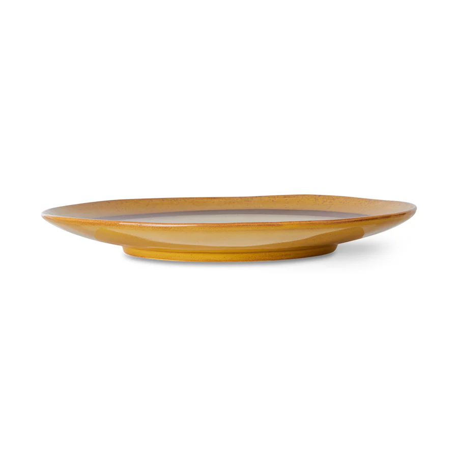 HKliving® 70s Ceramics - Dinner Plate - Coconut - Set Of 2 - Image 4