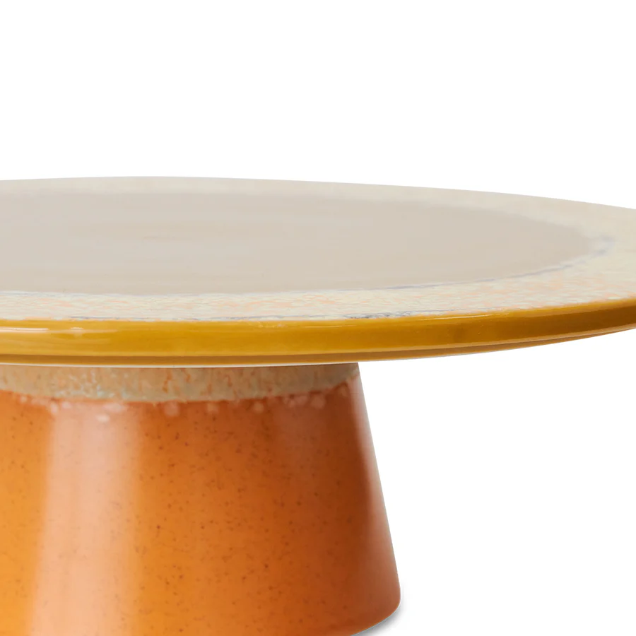 HKliving® 70s Ceramics - Plateau - Papaya - Image 3