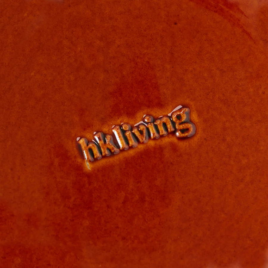 HKliving® 70s Ceramics - Plateau - Papaya - Image 5