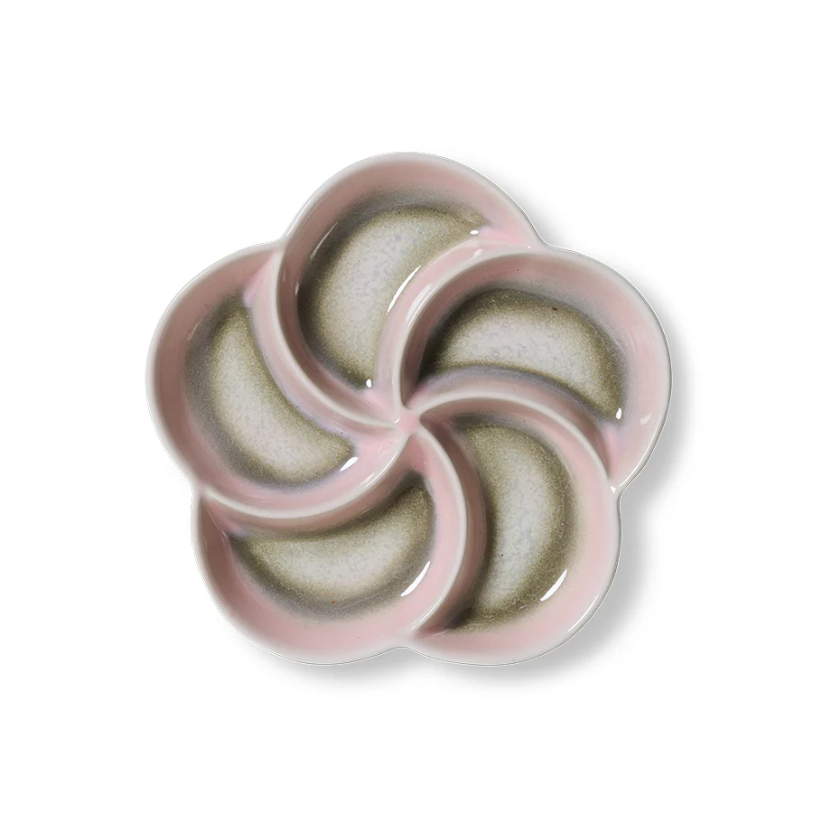HKliving® 70s Ceramics - Snack Tray - Muse