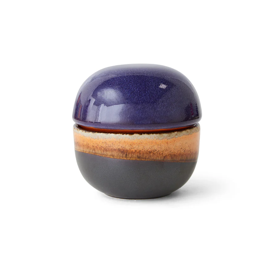 HKliving® 70s Ceramics - Sugar Pot - 4PM