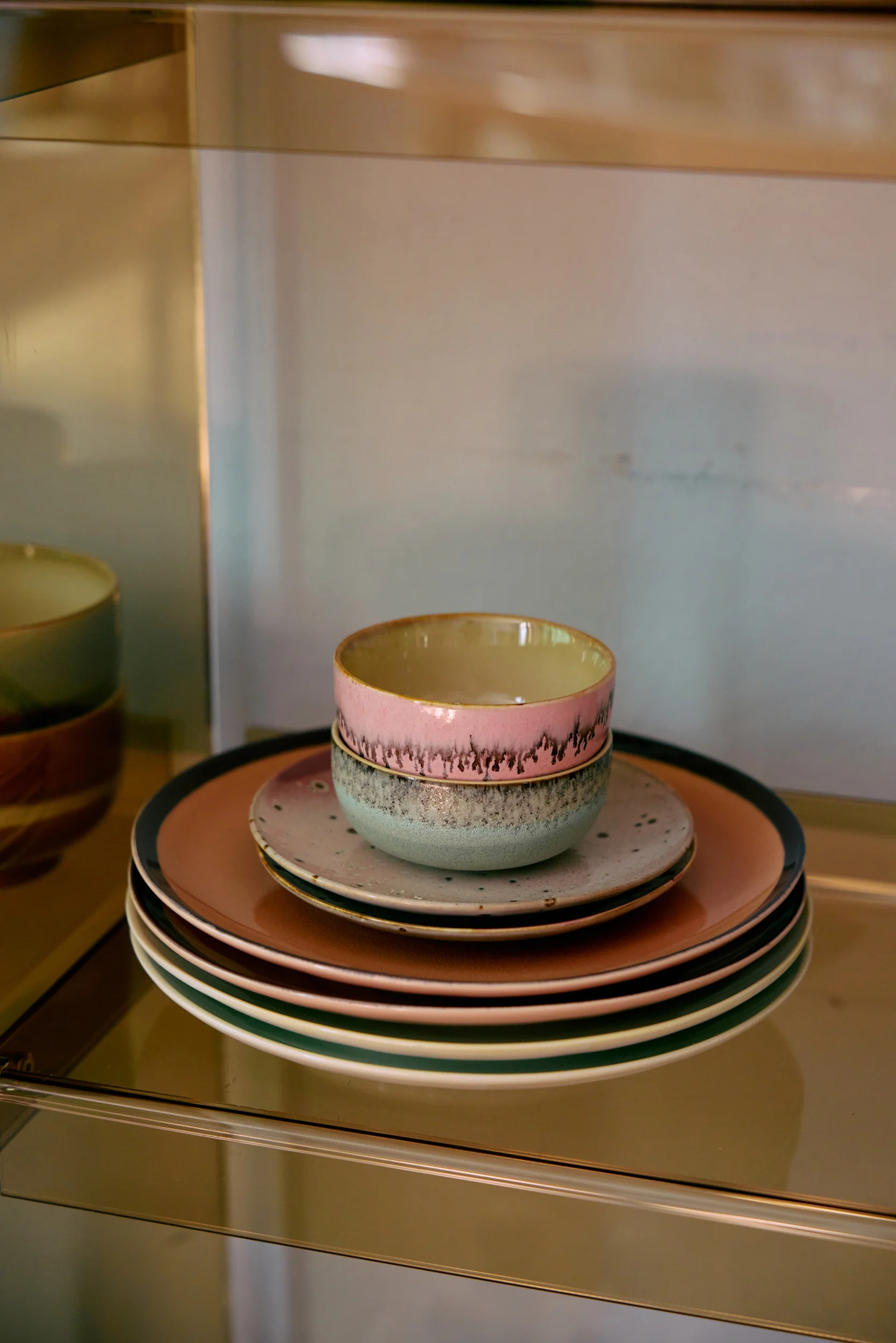 HKliving® 70s Ceramics - Tapa Bowls - Renaissance - Set Of 4 - Image 4