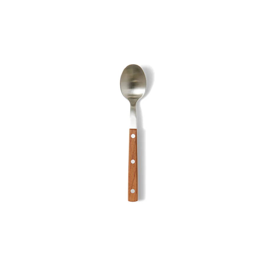70s Cutlery - Dessert Spoon - Wooden