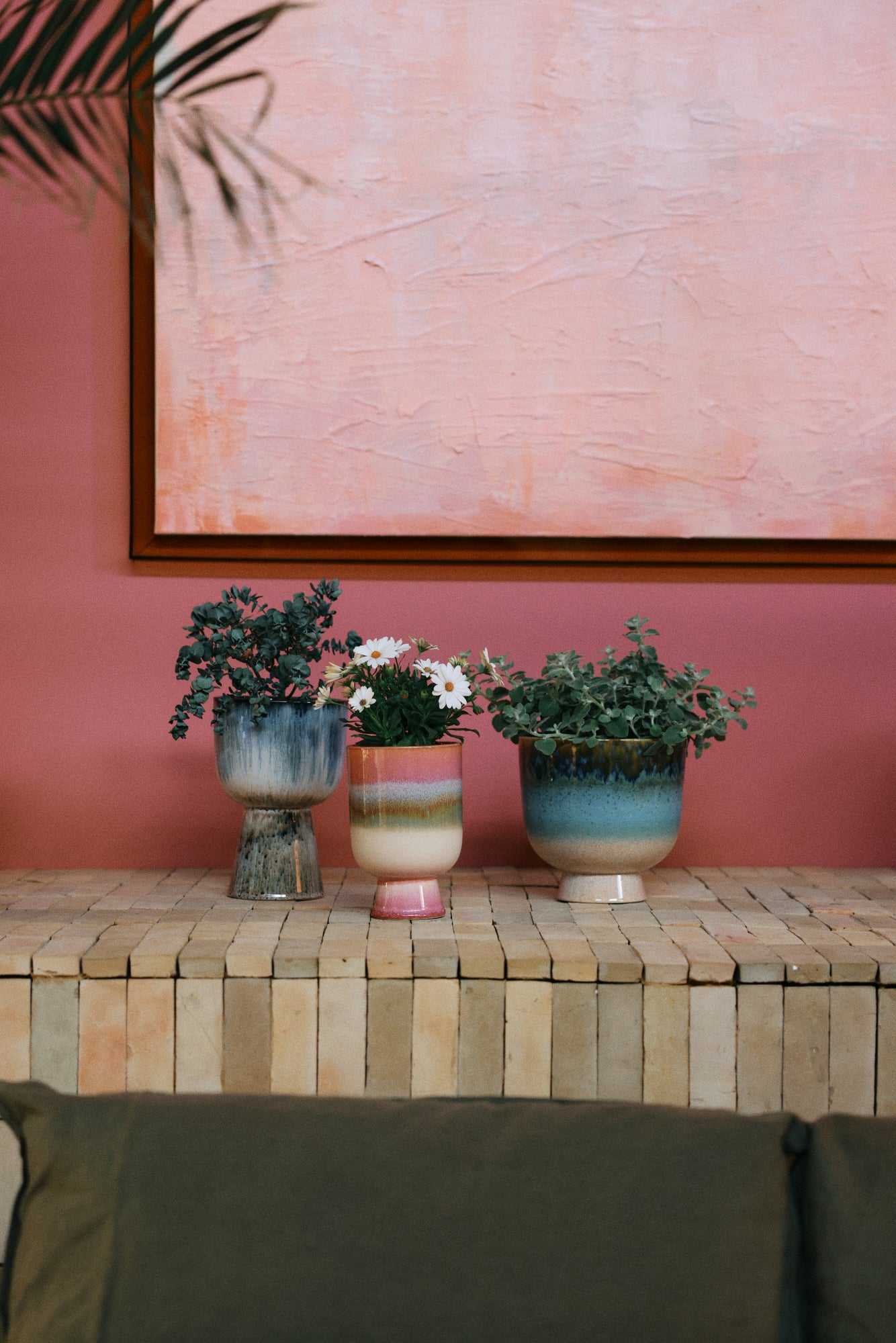 HKliving® - Flower Pot - Retro - Lagoon - Image 6