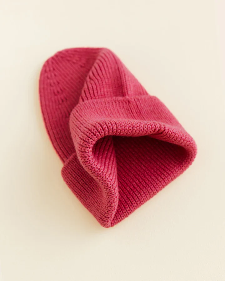 Beanie Hat - Merino Wool - Lollipop - Image 3