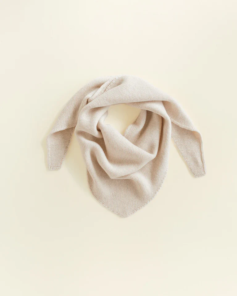 Triangle Scarf - Josephina - Merino Wool - Cream