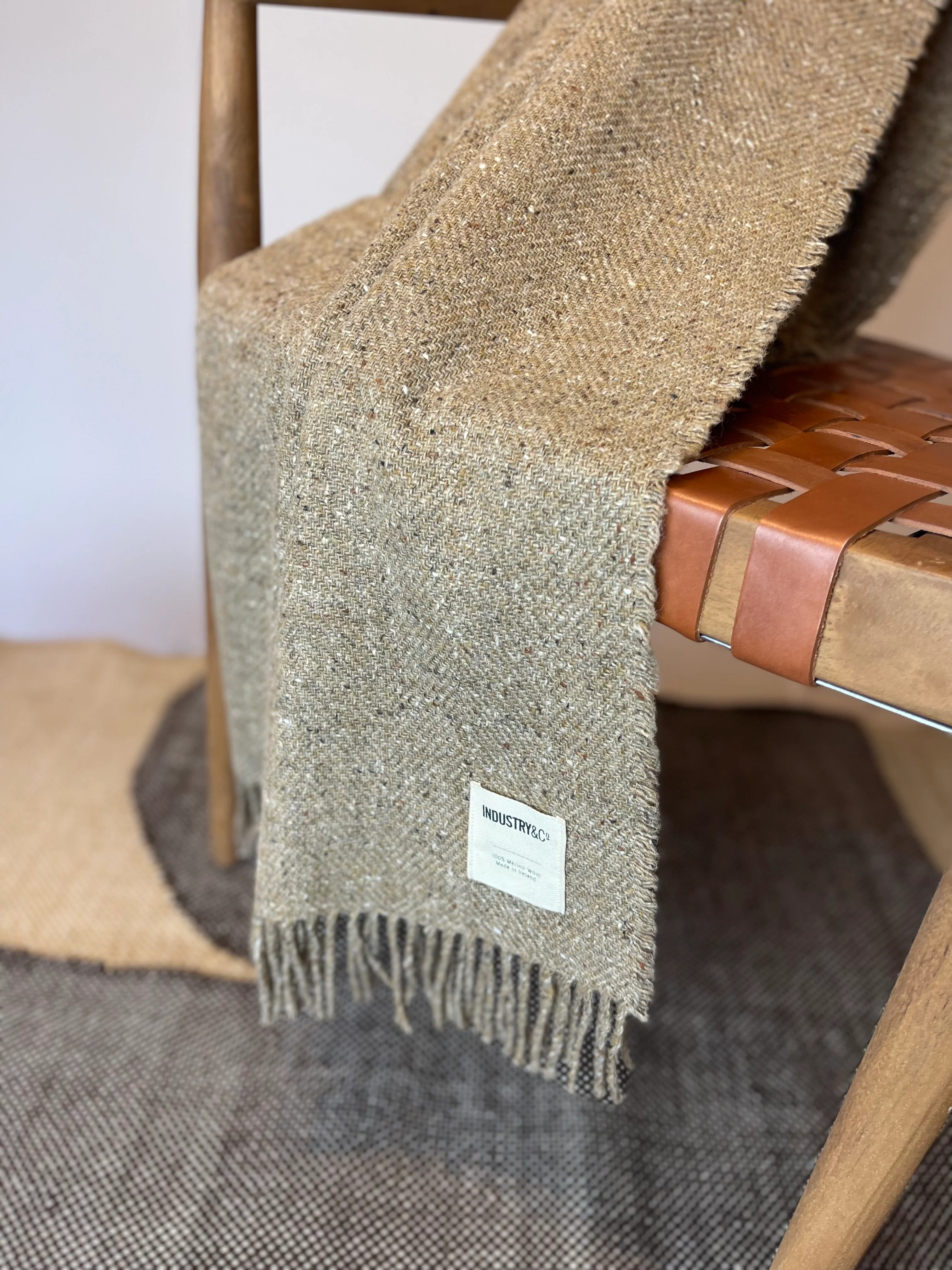 Industry X Mc Nutts - Irish Lambswool - Speckled Boyne Tweed