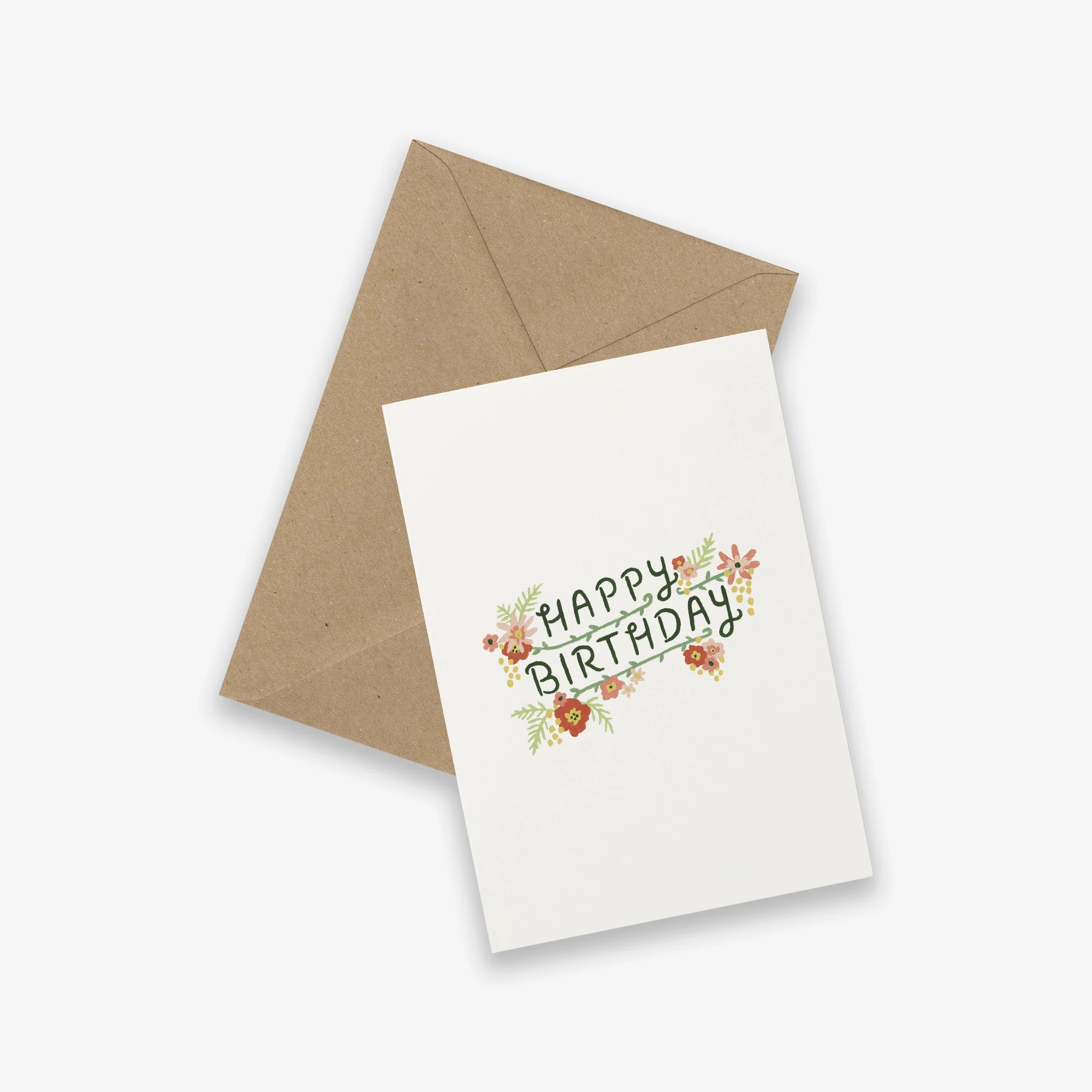 Greeting Card - Floral Birthday