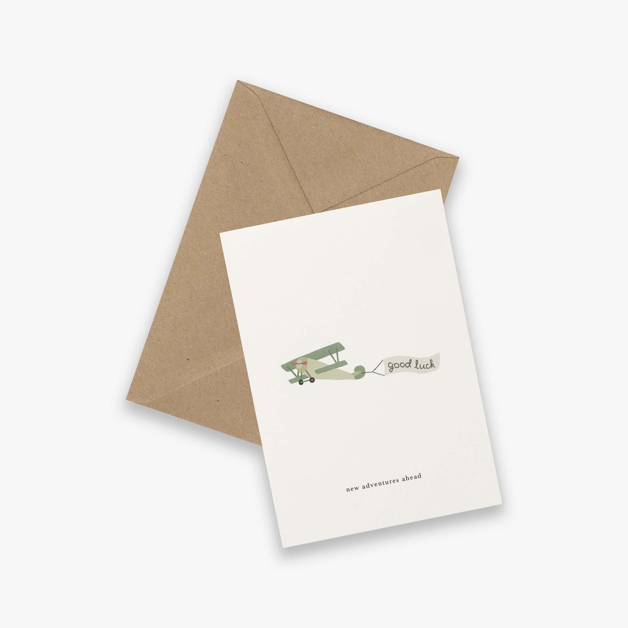 Greeting Card - Plane