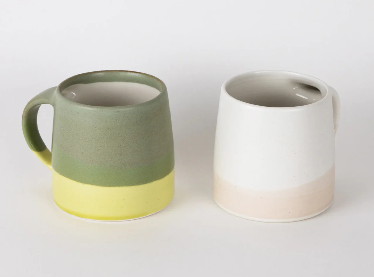SCS-S03 Mug - White X Pink Beige - Image 2