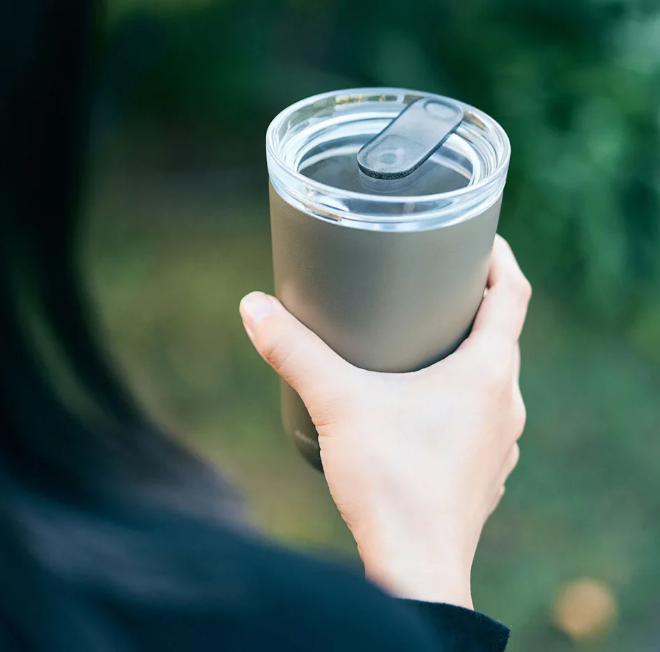 To Go Tumbler W/Plug - Khaki - Image 4
