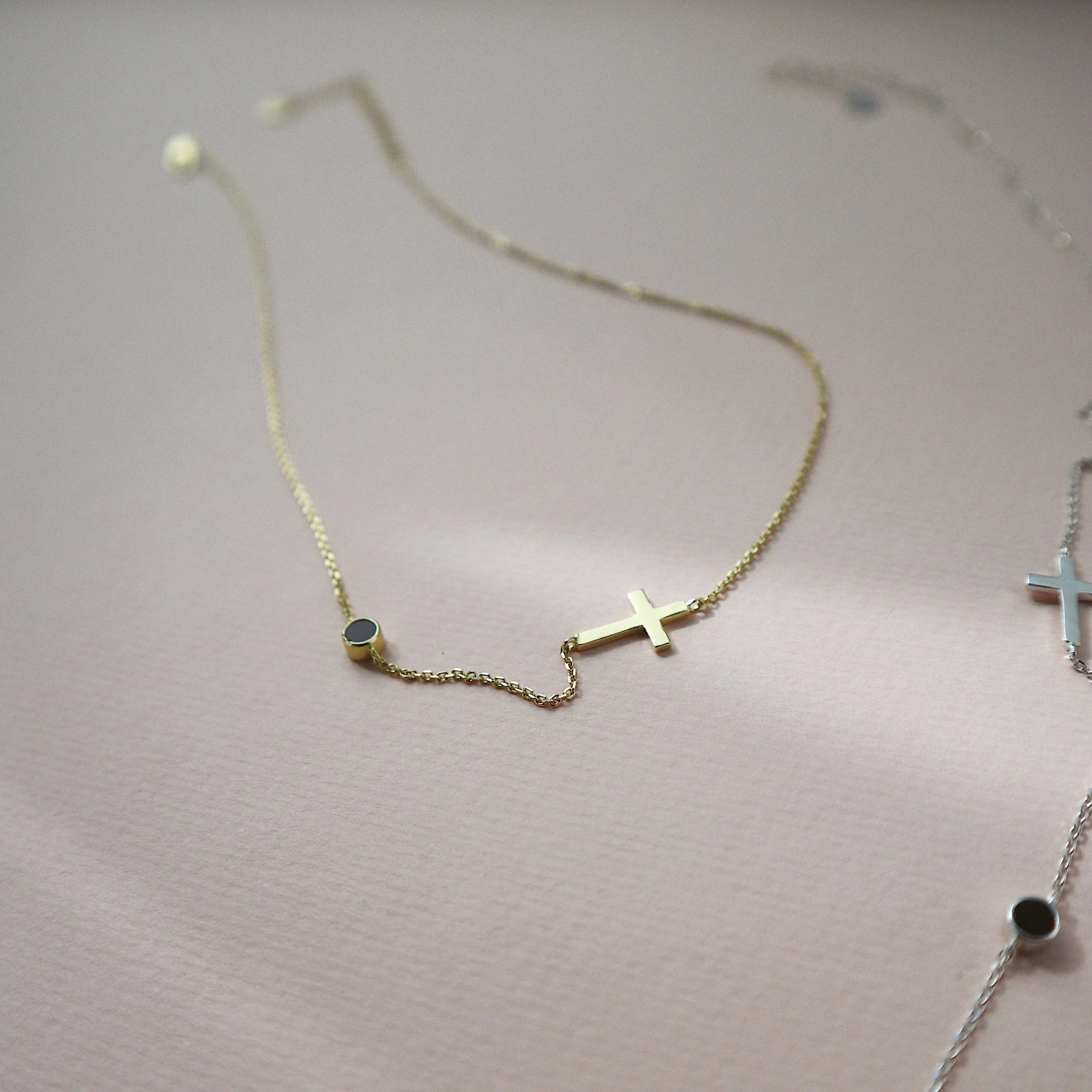 Necklace - Choker - Cross Mona - Image 2
