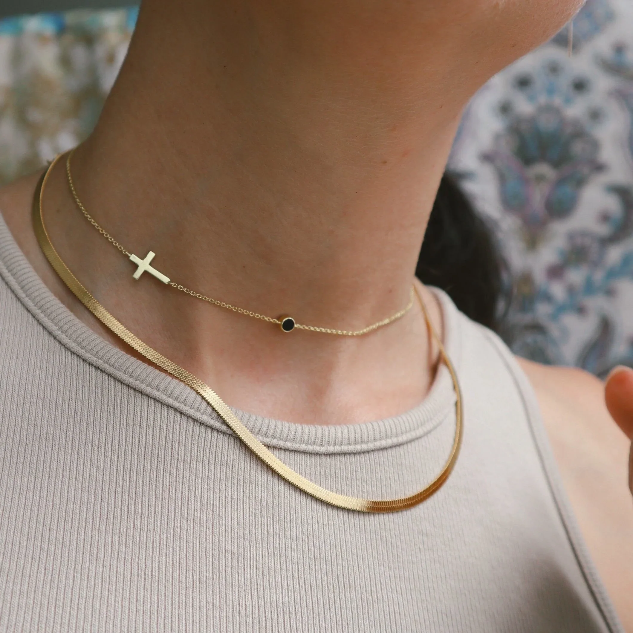 Necklace - Choker - Cross Mona - Image 5