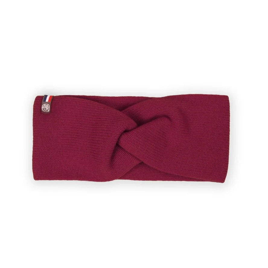 Headband - Cashmere - Paule - Bordeaux