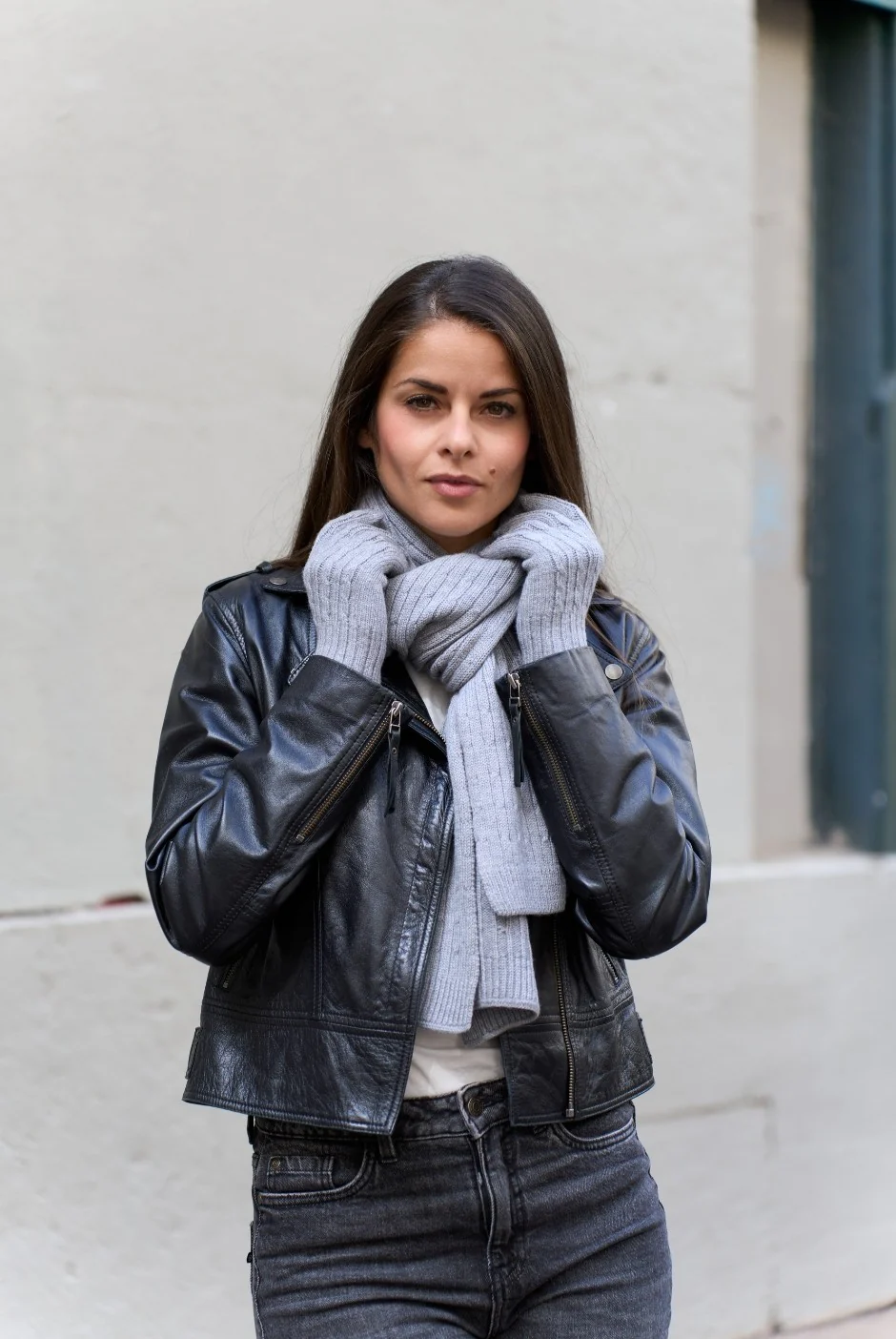 Touchscreen Gloves - Merino Wool - Daniel - Zinc - Image 4