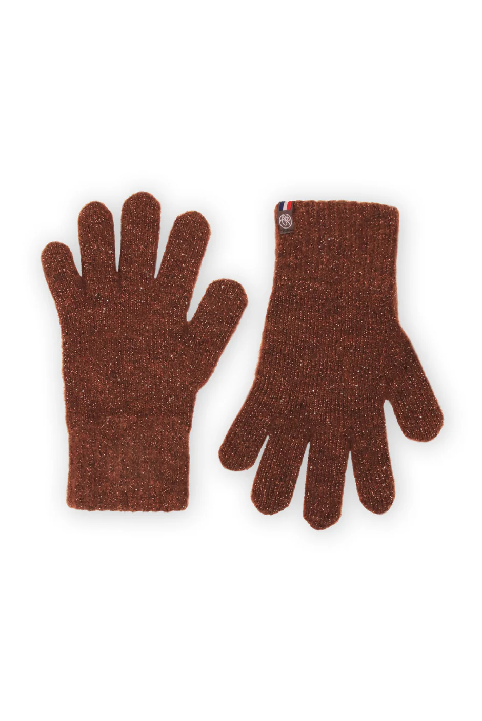 Touchscreen Gloves - Natacha - Glittered Chocolate
