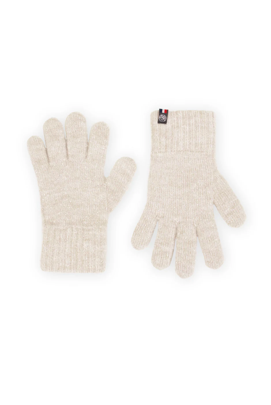 Touchscreen Gloves - Natacha - Glittered Ecru