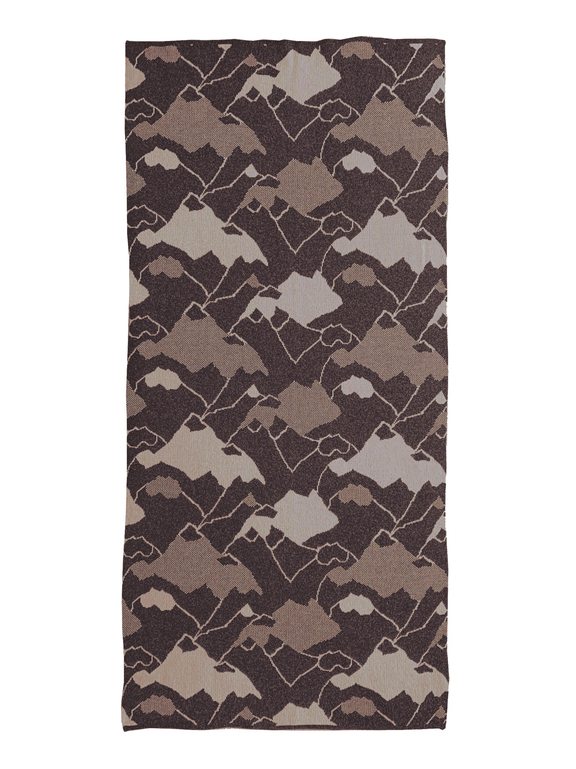 Merino Blanket - Mountain - Brown
