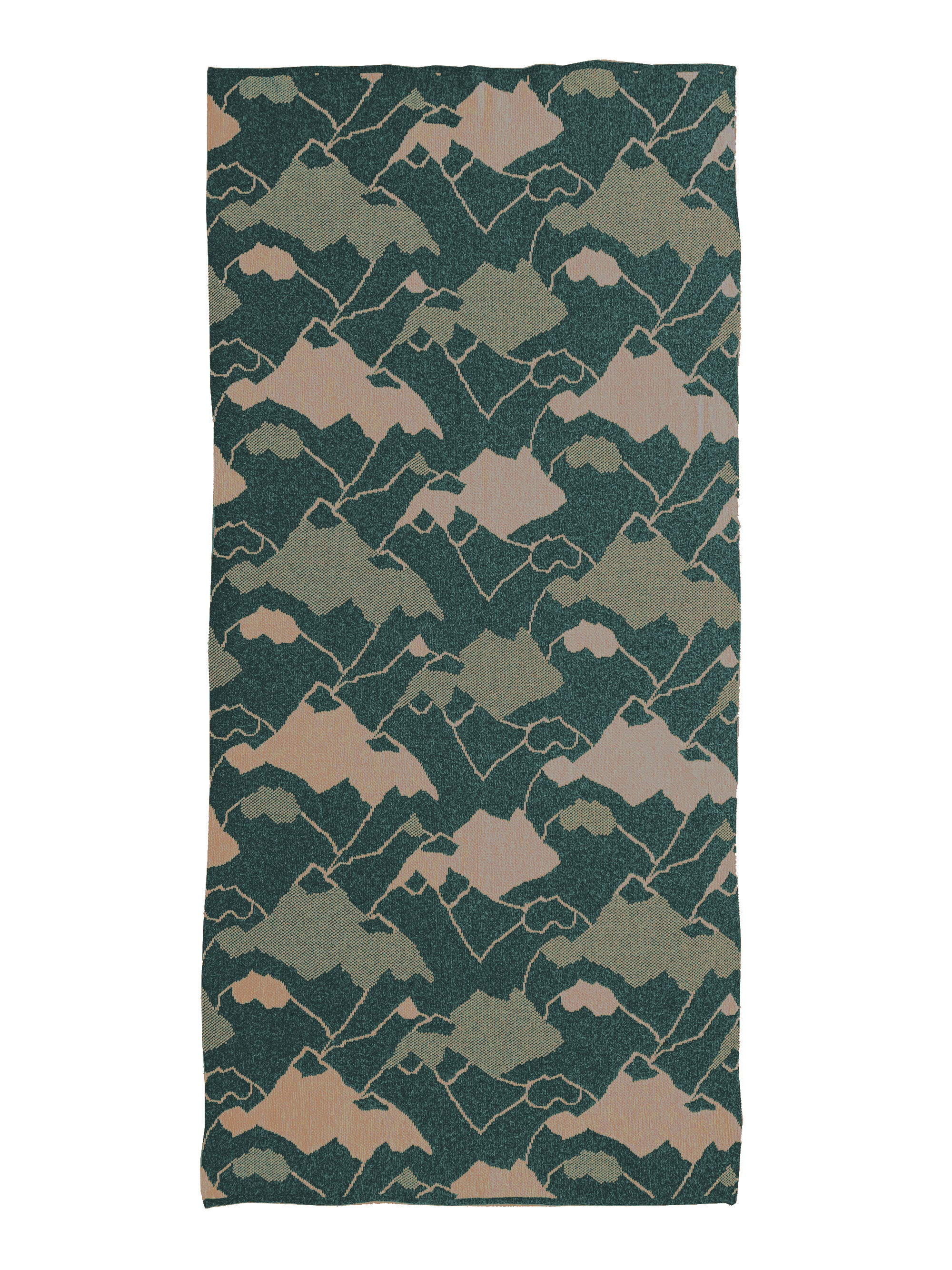 Merino Blanket - Mountain - Dark Green