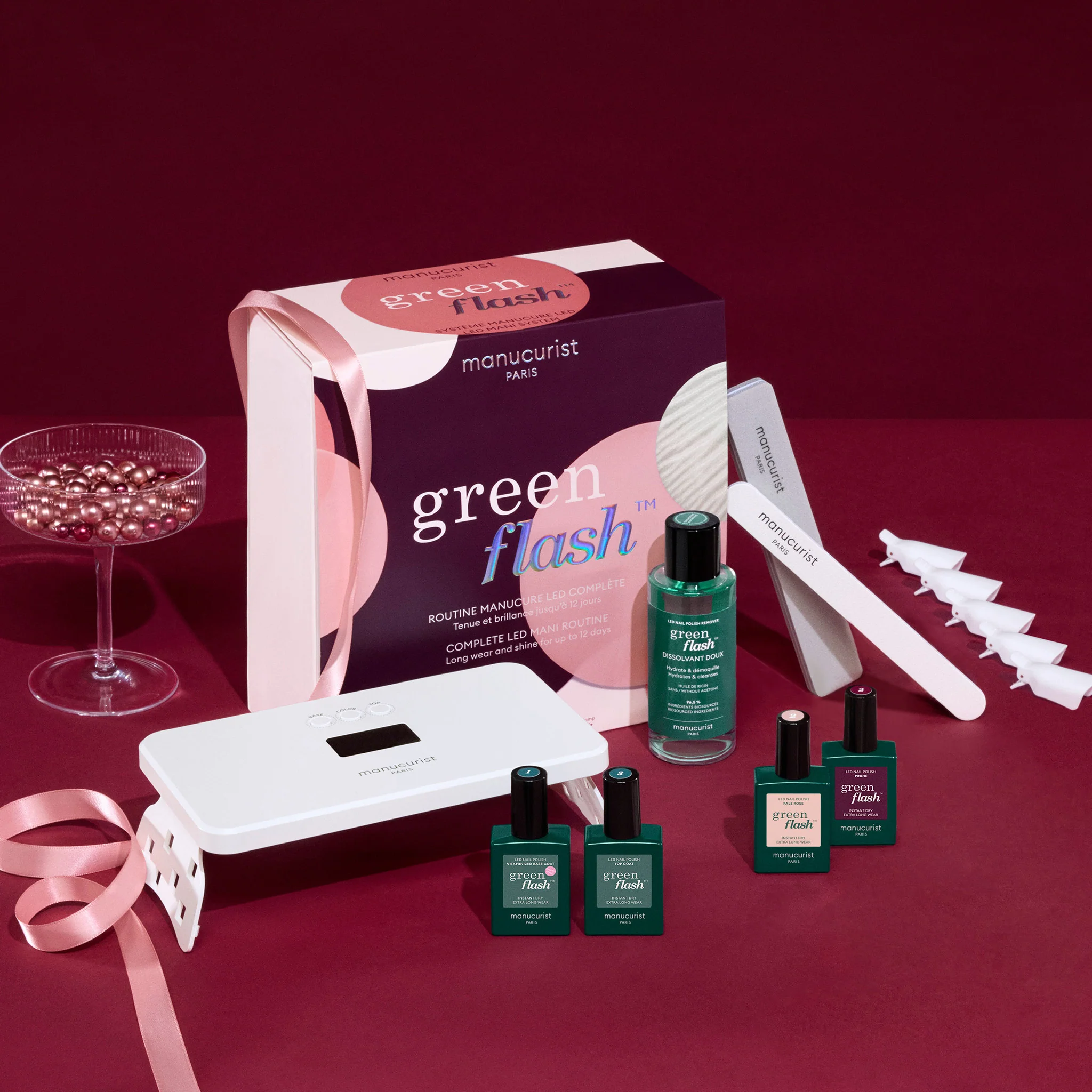 Green Flash Gift Set - Prune & Pale Rose - Image 3