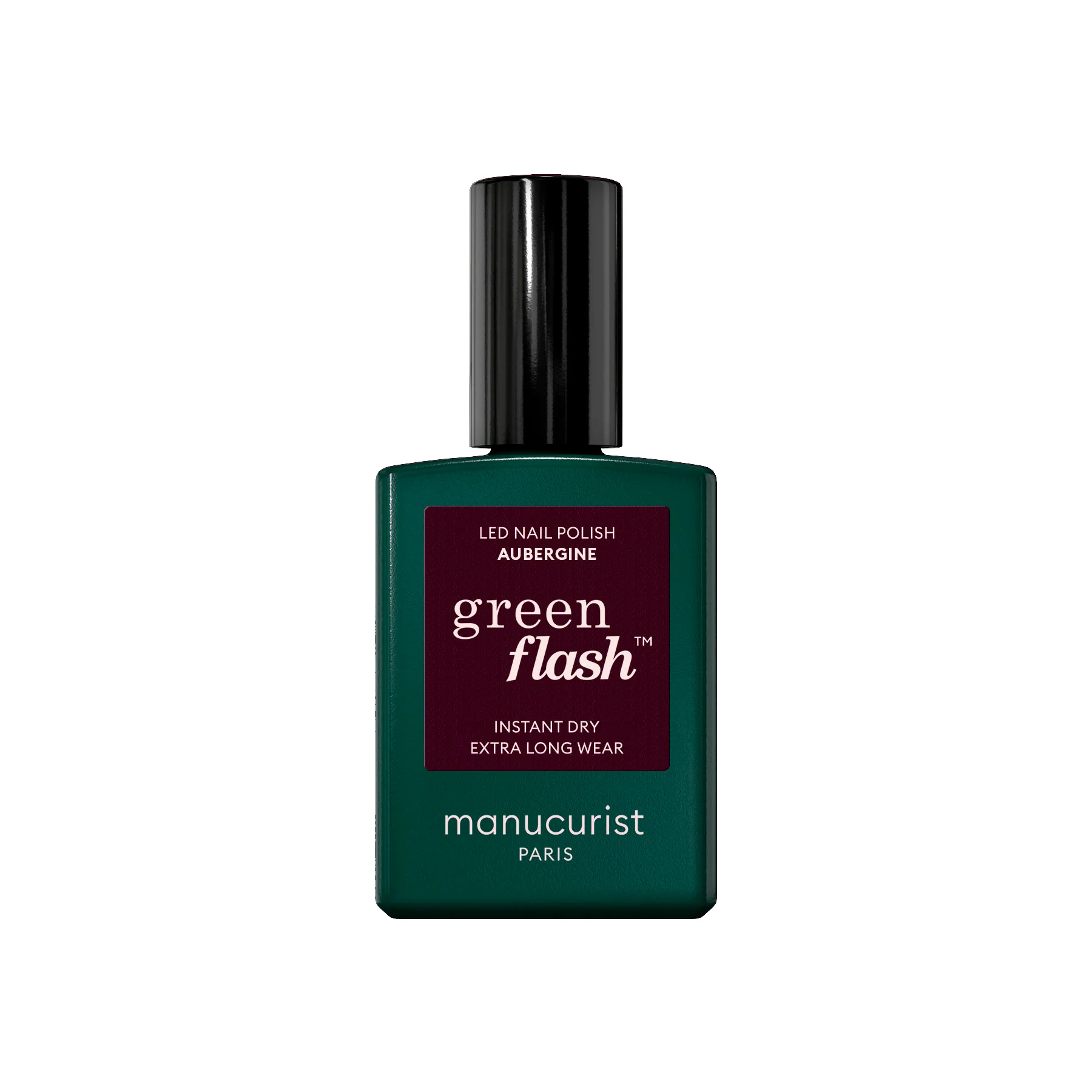 Green Flash Nail Polish - Aubergine