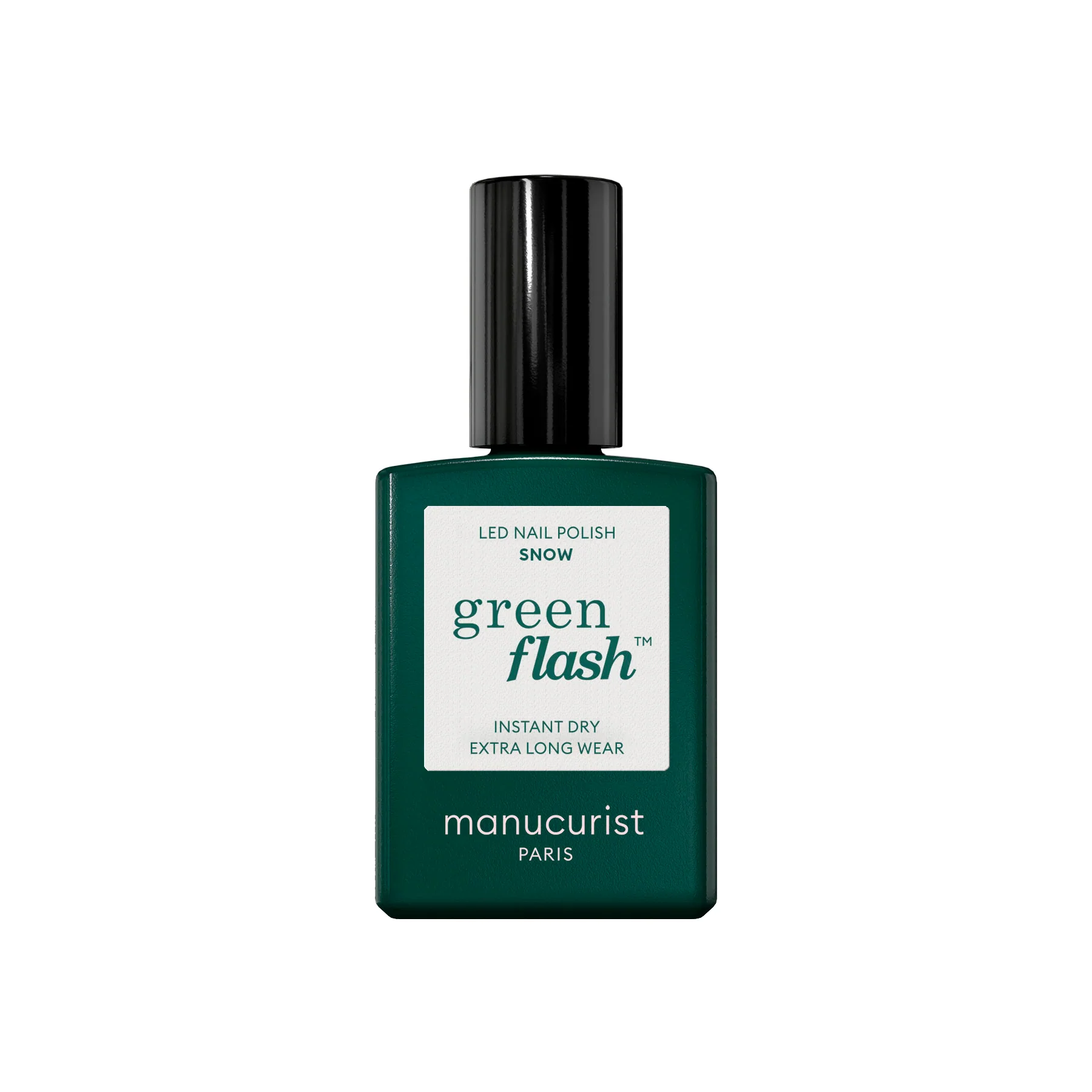 Green Flash Nail Polish - Snow