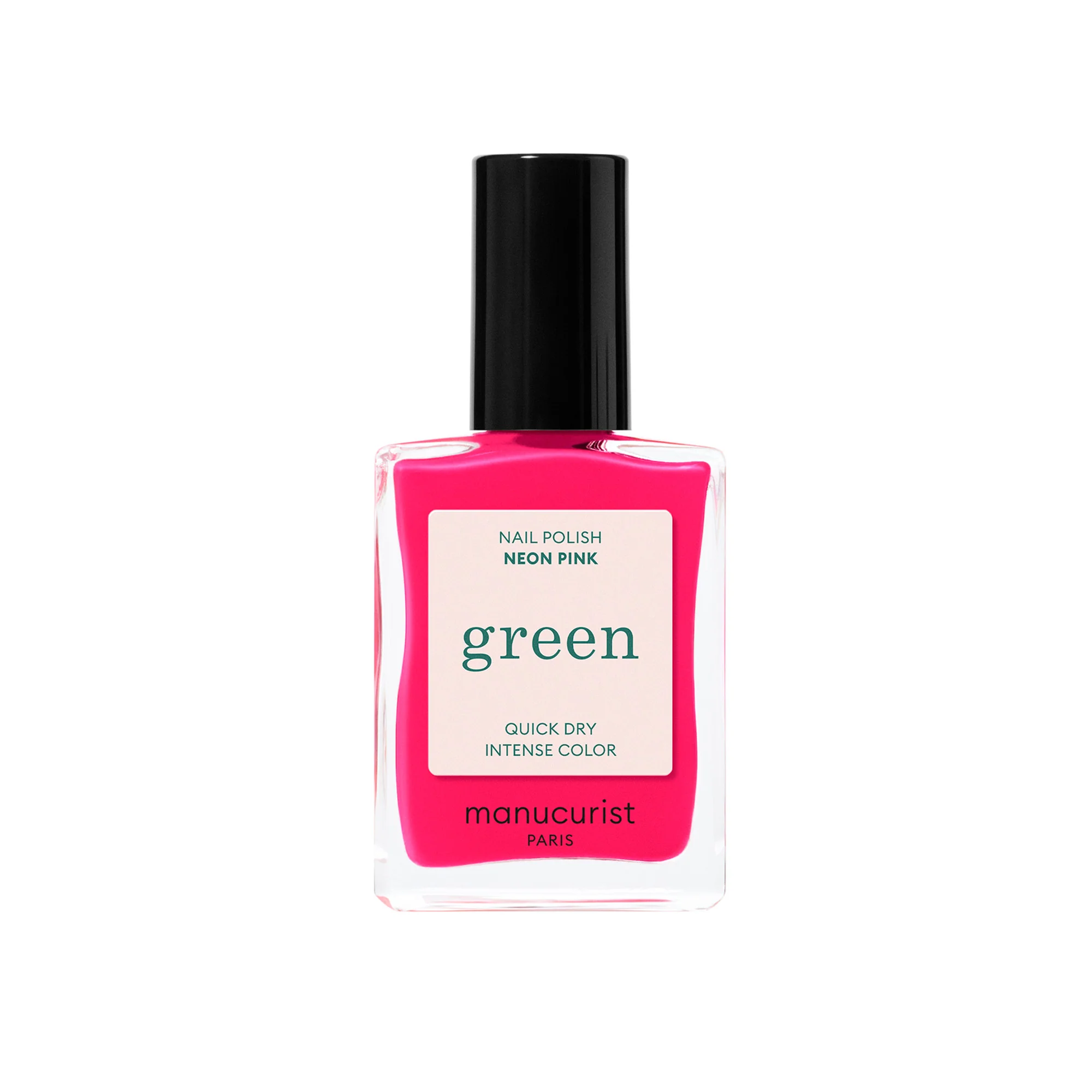 Green Nail Polish - Neon Pink