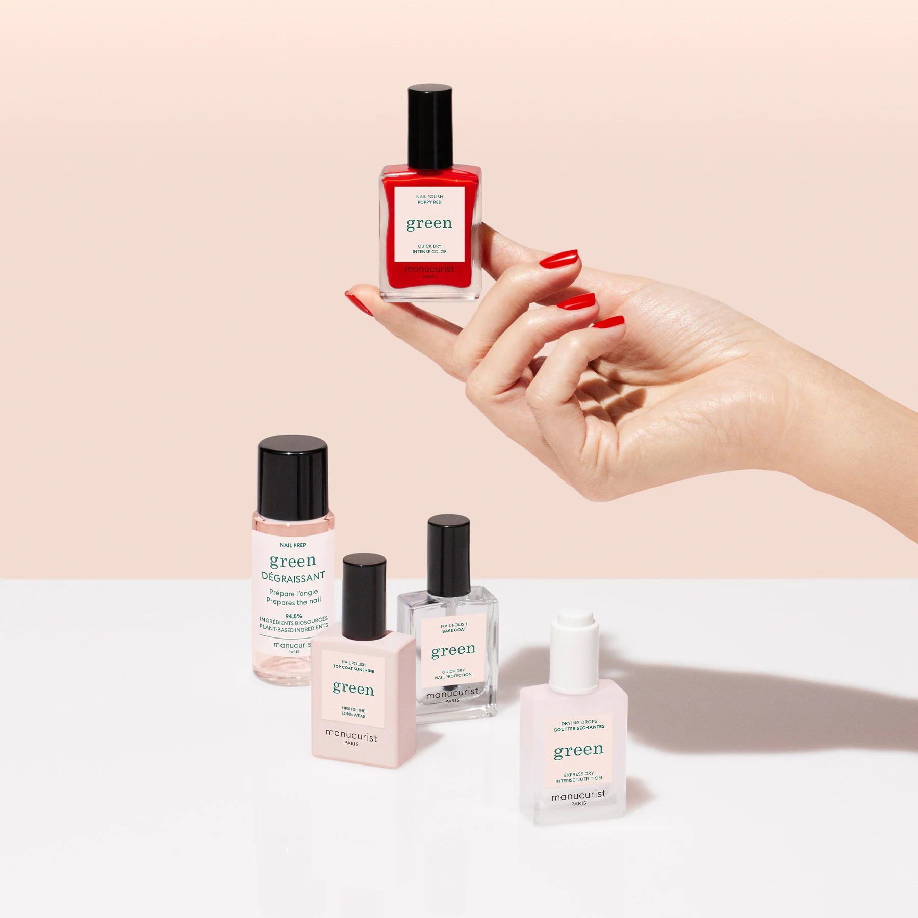 Green Polish Set - Green™ System - Poppy Red - Image 2