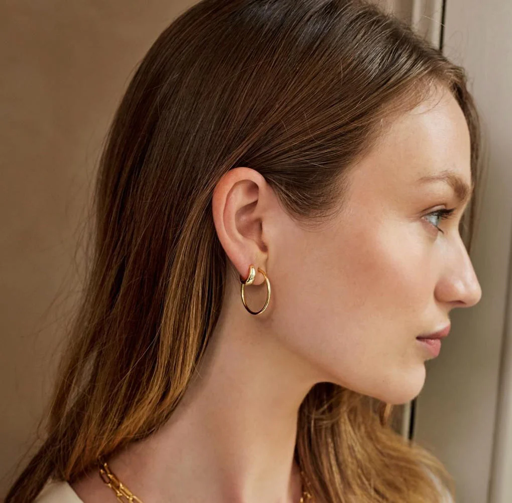Earrings - Huggies - Chunky - Image 2