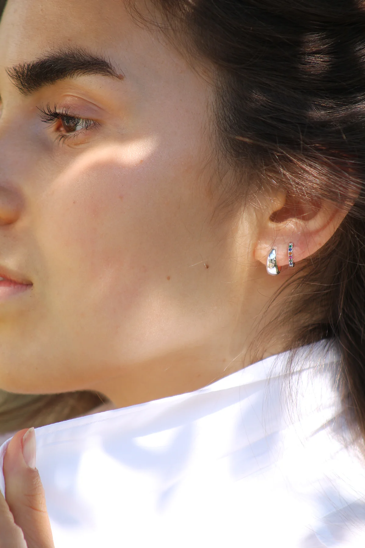 Earrings - Huggies - Chunky - Image 4
