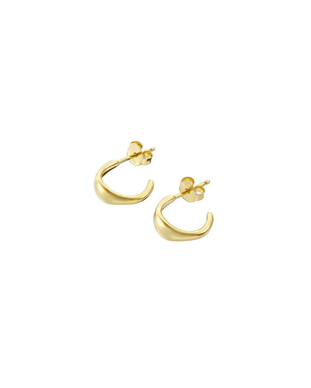Earrings - Organic Small Hoop