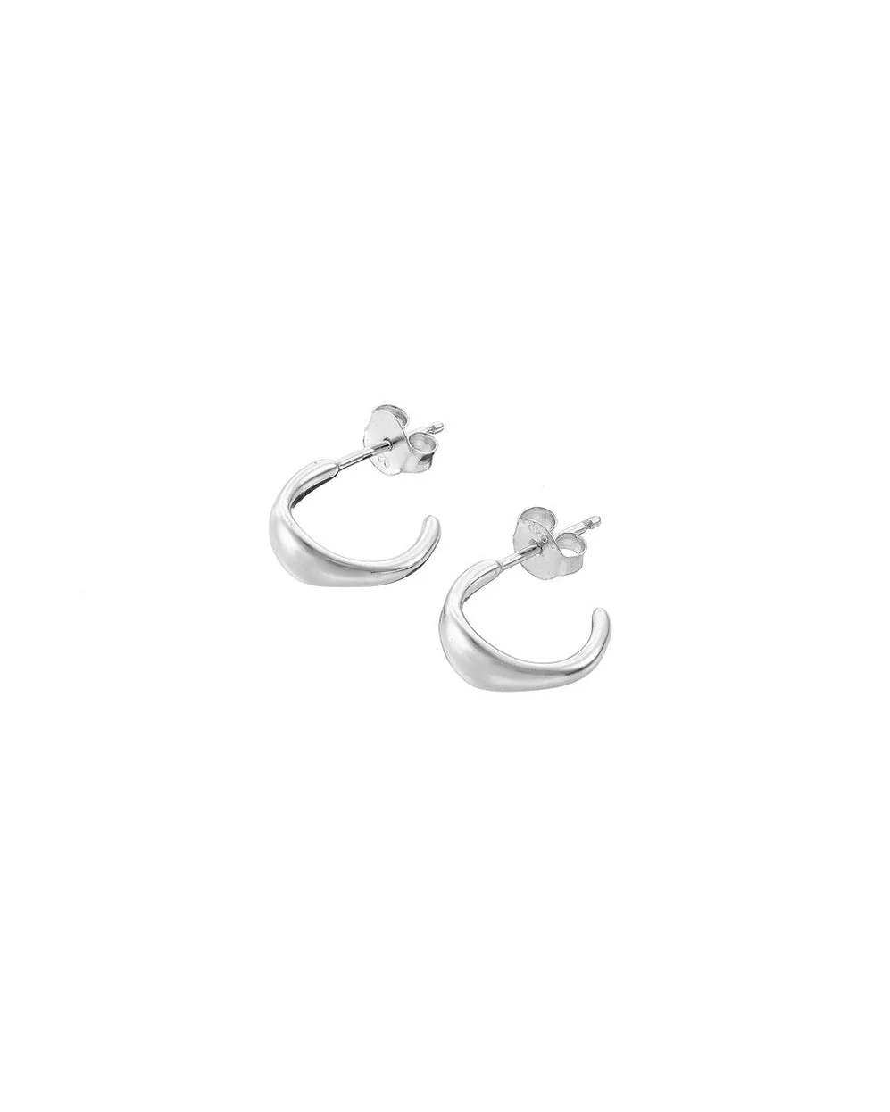 Earrings - Organic Small Hoop - Image 3