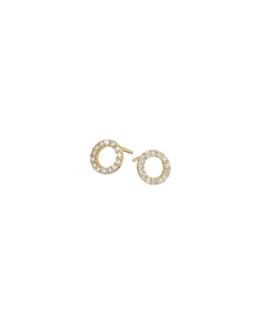 Earrings - Stud - Pavé Circle