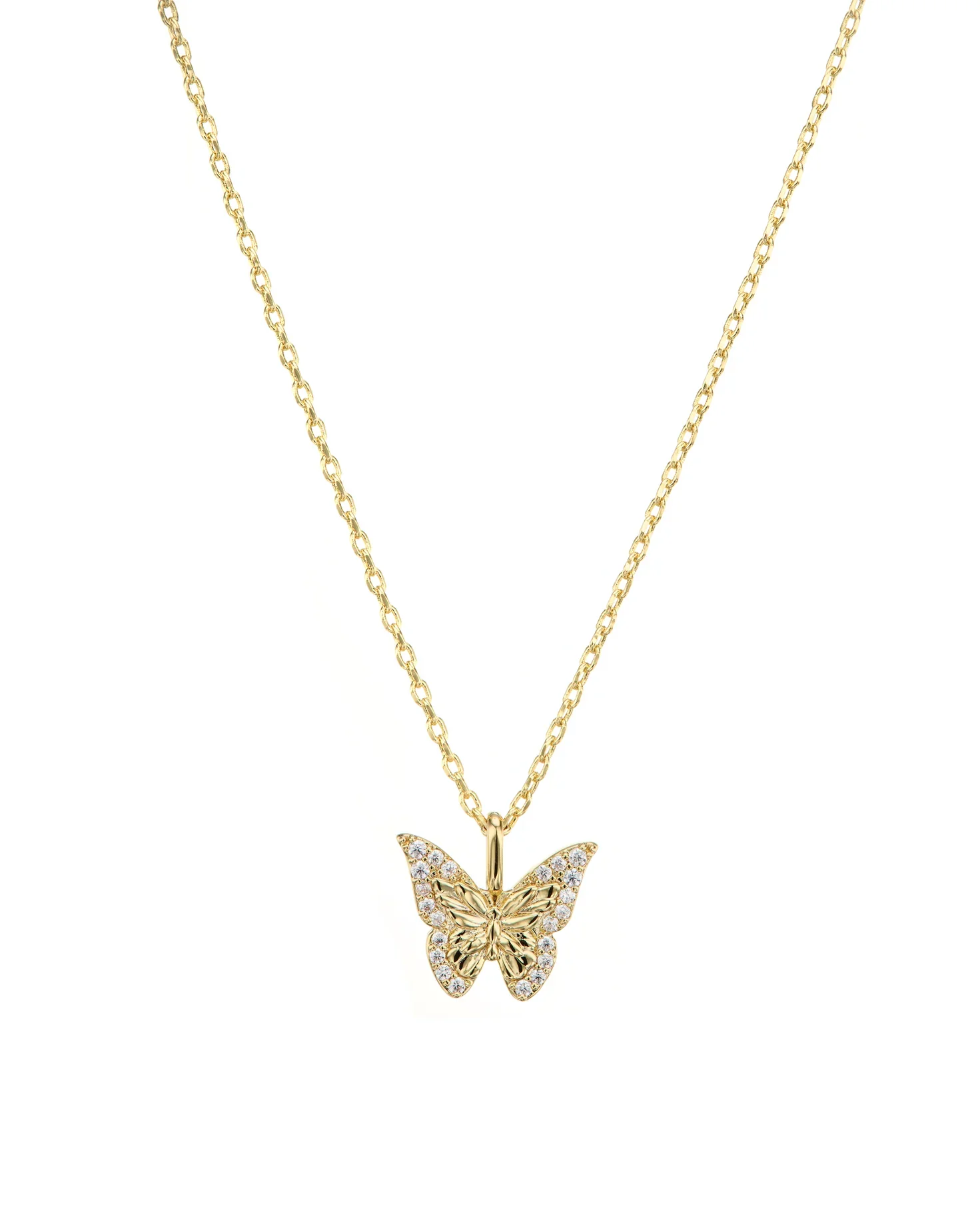 Necklace - Butterfly - Gold