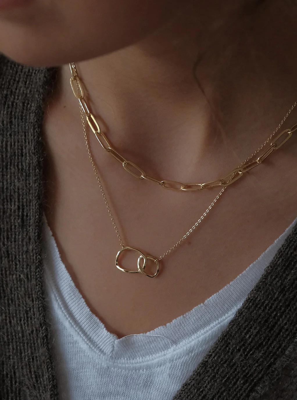 Necklace - Double Oval - Image 4