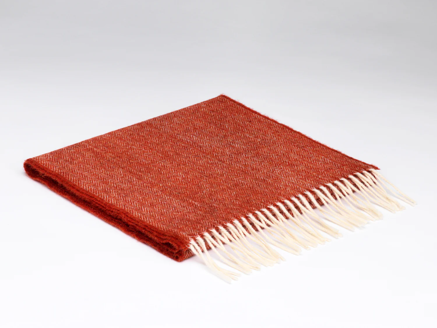 Scarf - Lambswool - Tabasco Herringbone