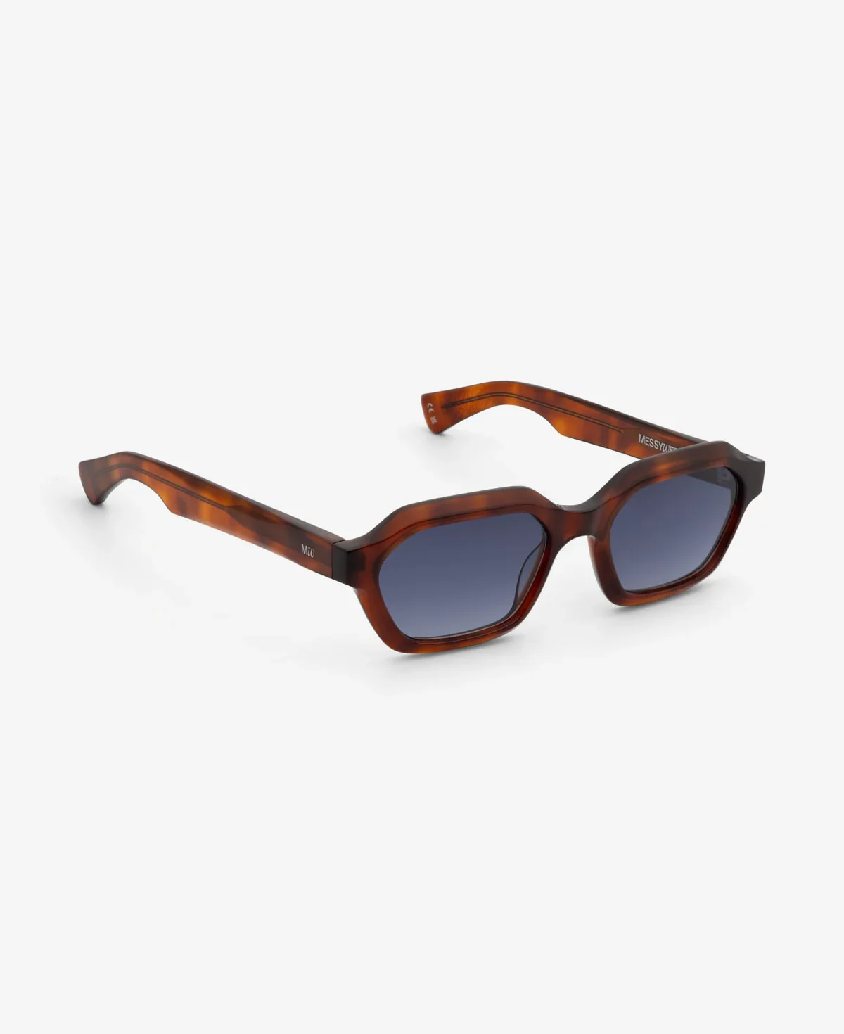 Sunglasses - Aro - Burnt Havana Deep Blue Gradient - Image 2